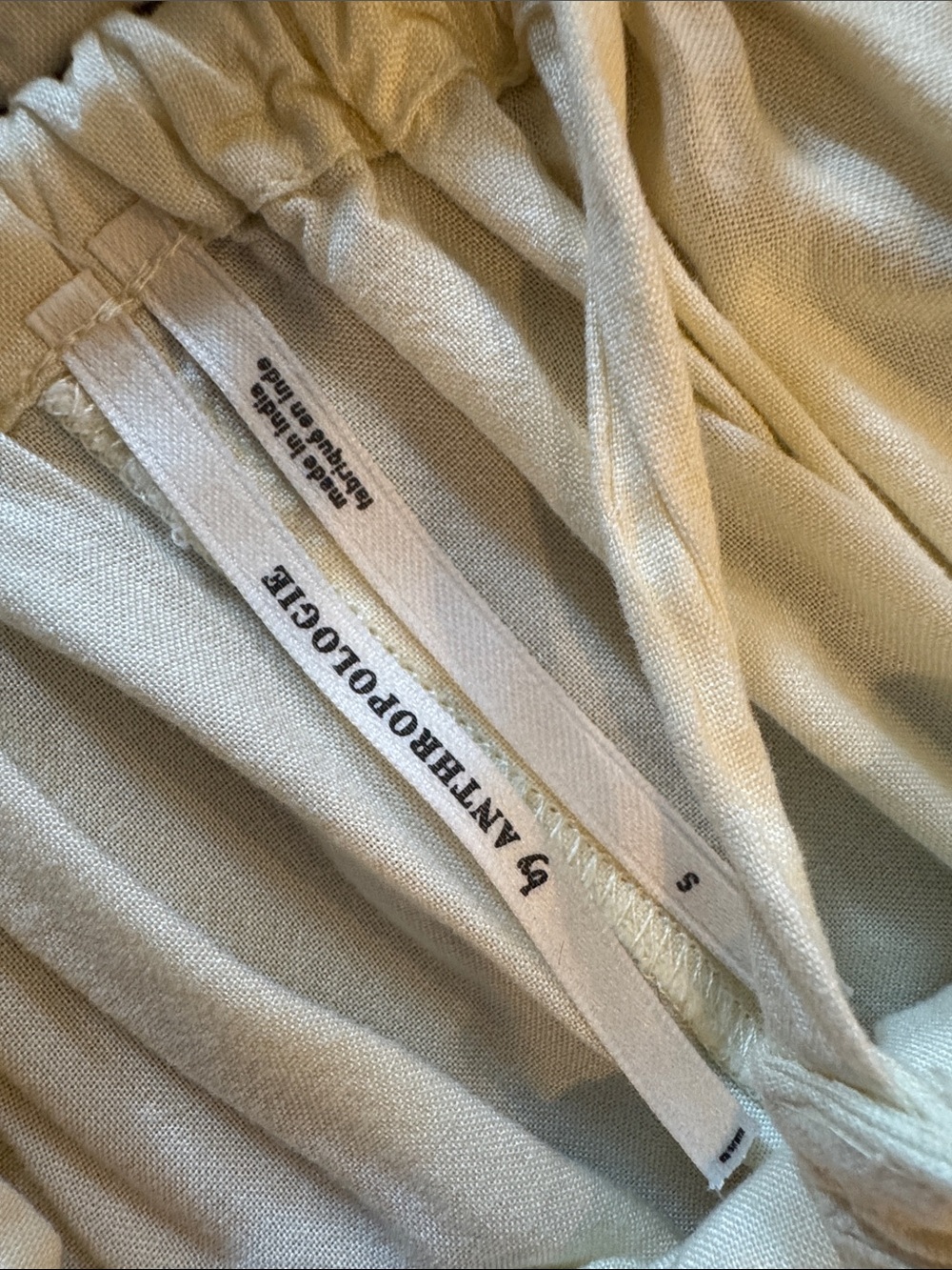 Anthropologie Cream Maxi Dress with Multicolor Embroidery - Picture 2 of 7